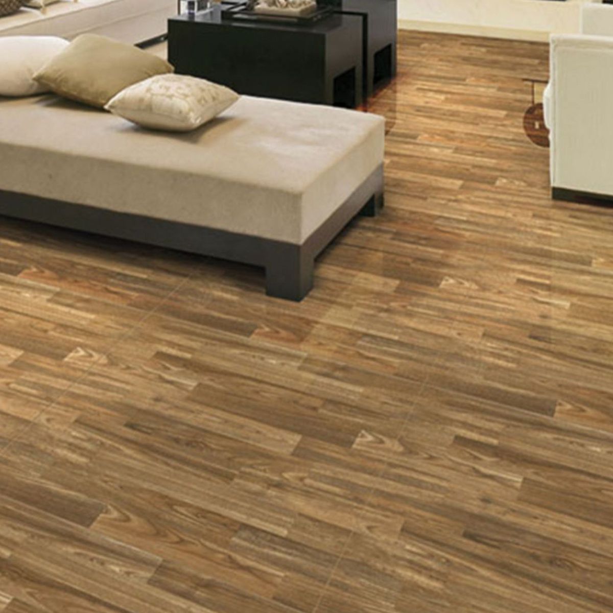 SAN LORENZO - Cerámica Beige 61x61 Maderadas Brillante 1.48 m2