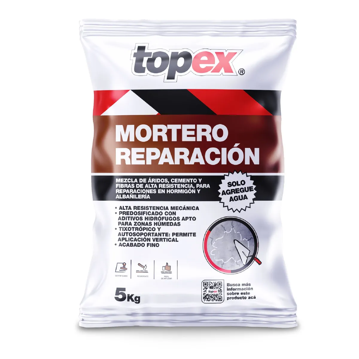 TOPEX - Mortero de Reparación Topex 5kg