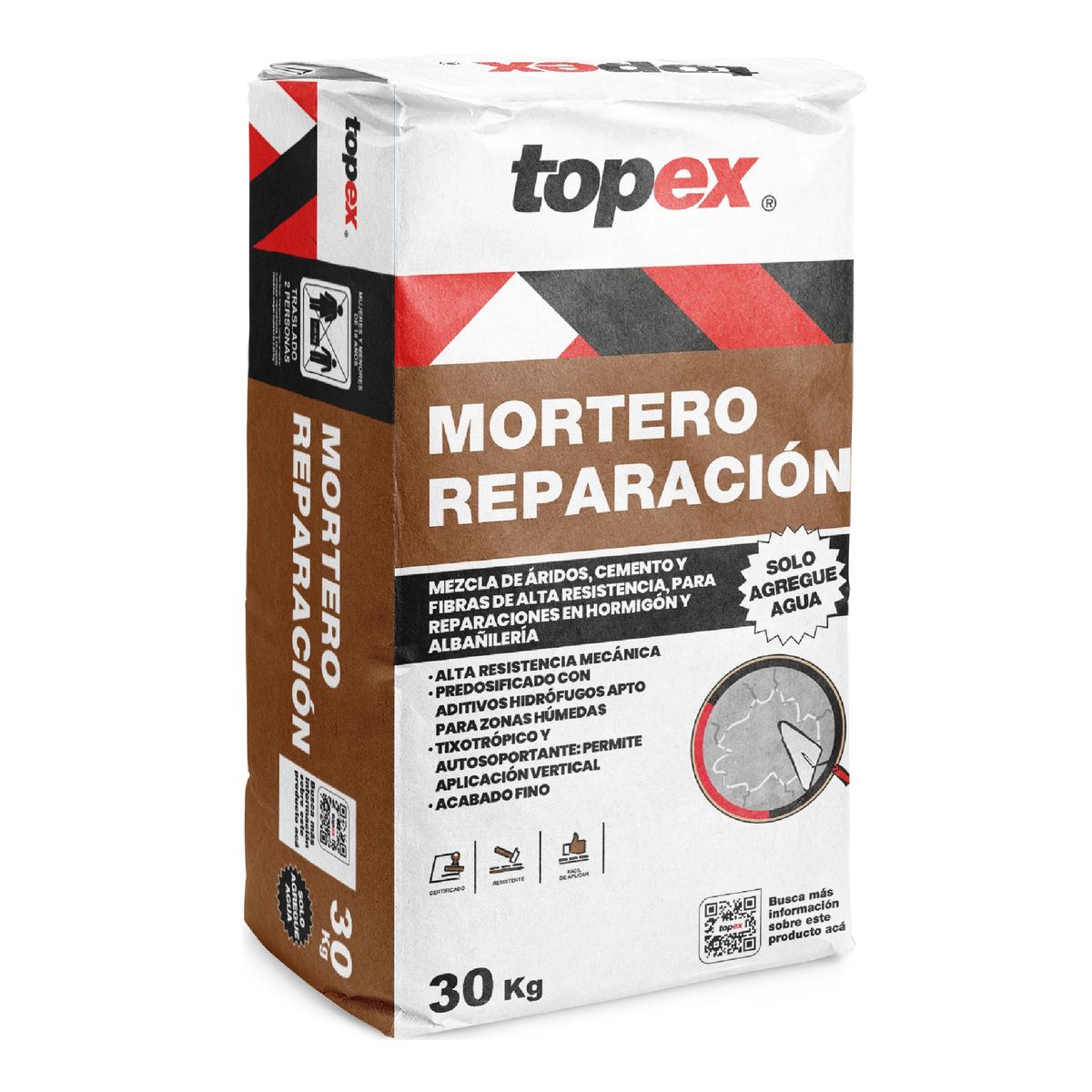 TOPEX - Mortero de Reparación Topex 30kg