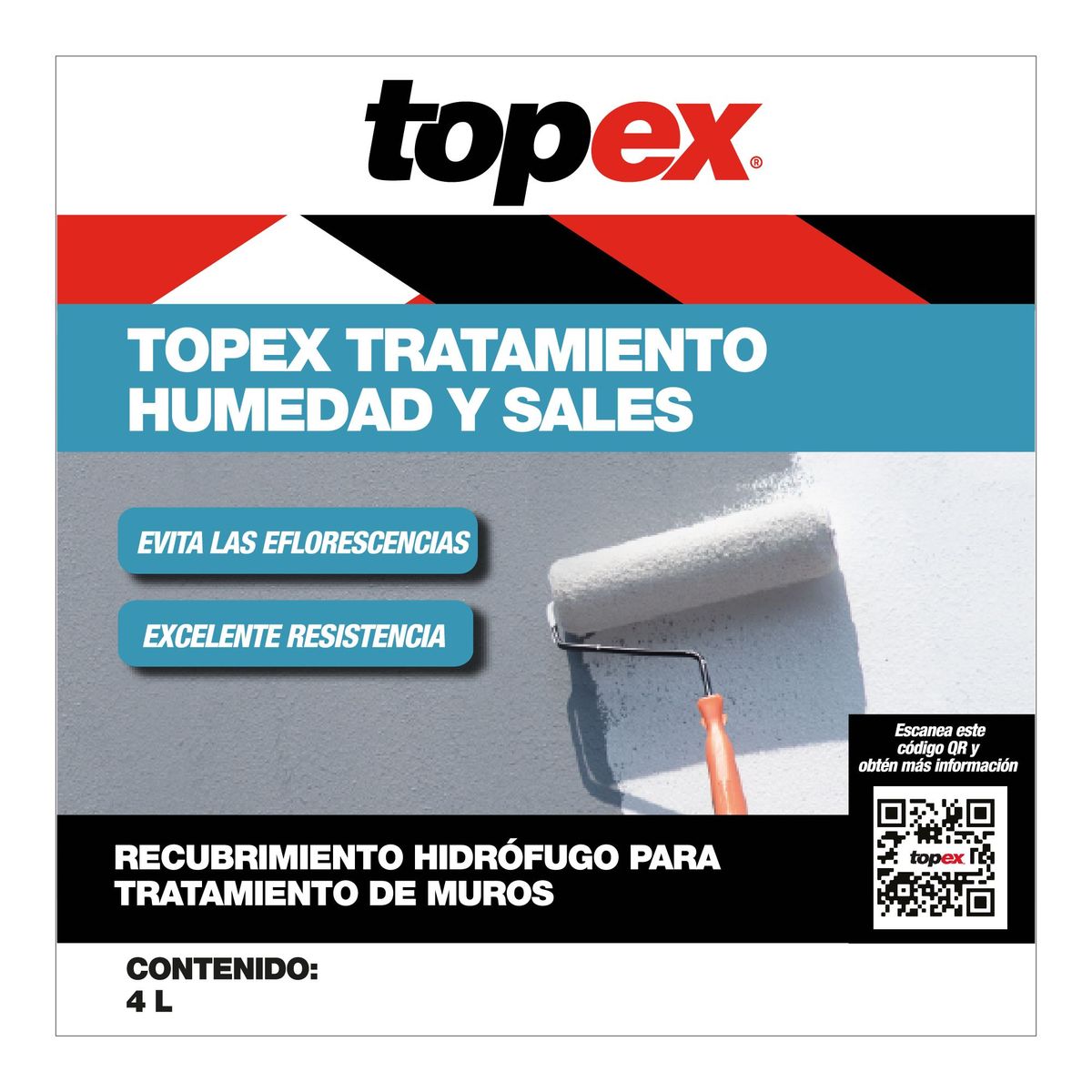 TOPEX - Tratamiento Humedad y Sales 4L