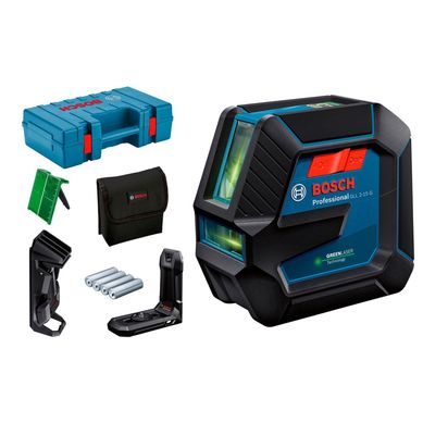 Nivel Lser de Lneas Verdes 15m GLL 2-15G + Accesorios + Maletin Bosch