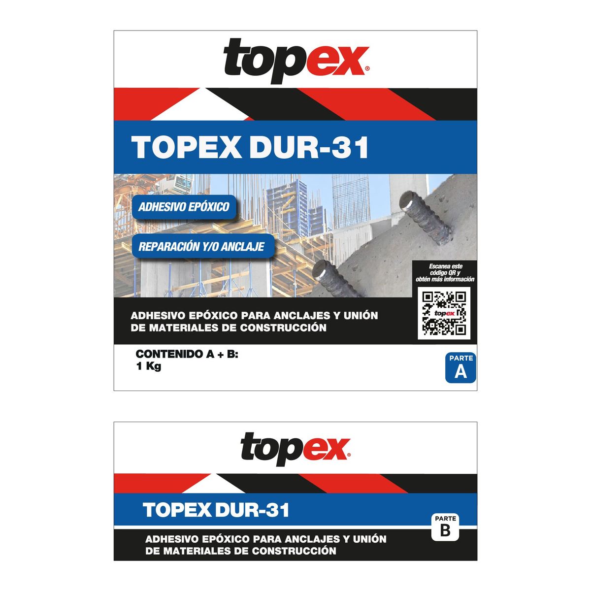 TOPEX - Topex Dur-31 Ahesivo Epóxico 1Kg