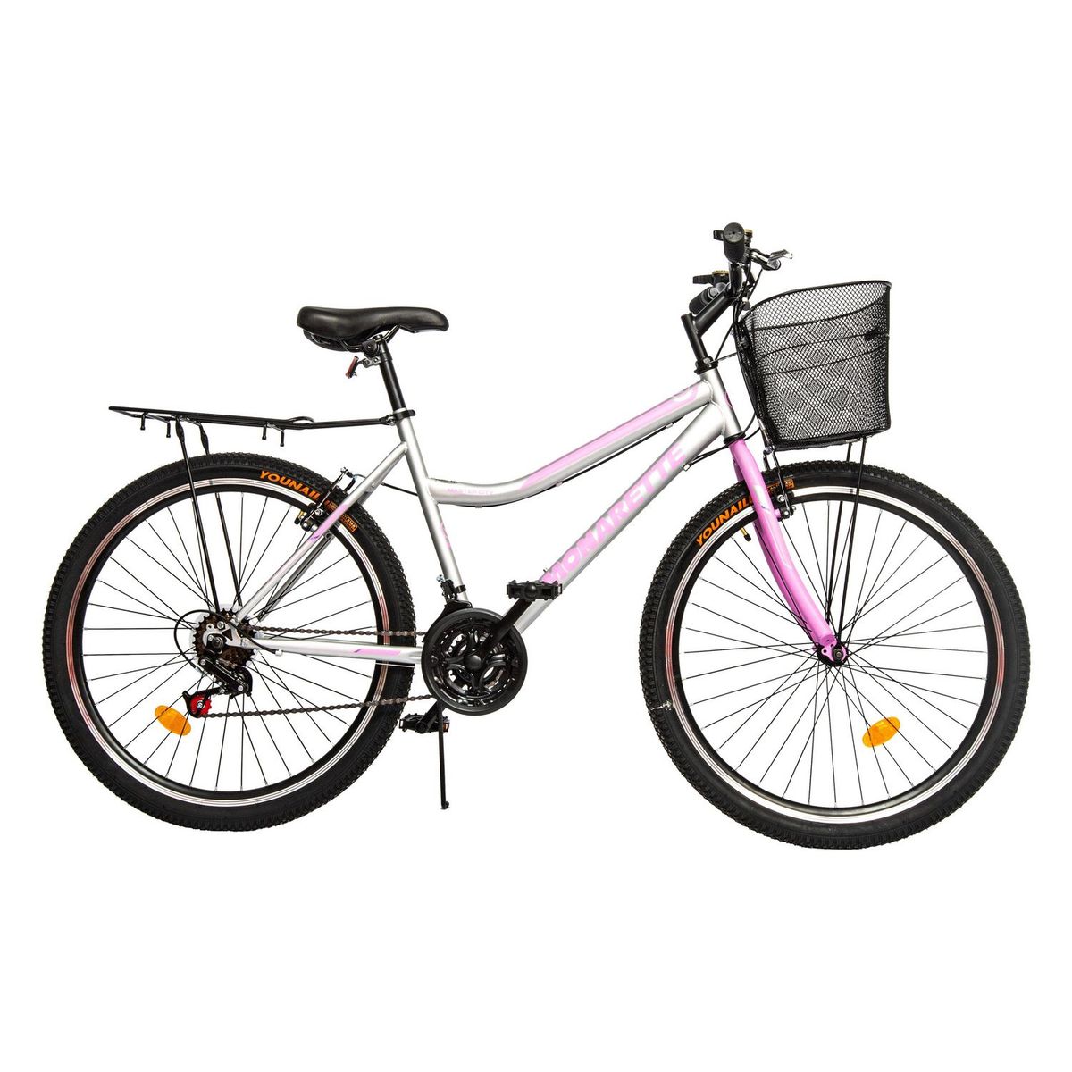 MONARETTE - Bicicleta Monarette Master City 21V ARO 26" Gris Lila