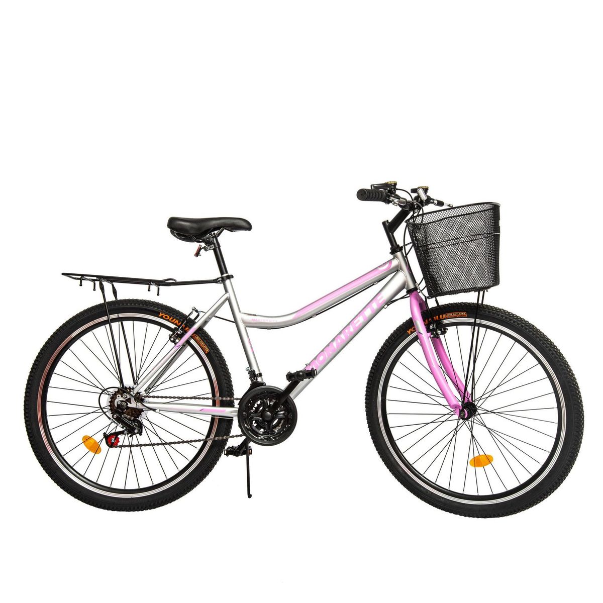 MONARETTE - Bicicleta Monarette Master City 21V ARO 26" Gris Lila