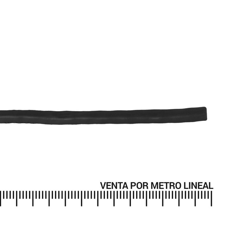 INDECO - Cable THW 6 AWG Indeco Negro por Metro Lineal
