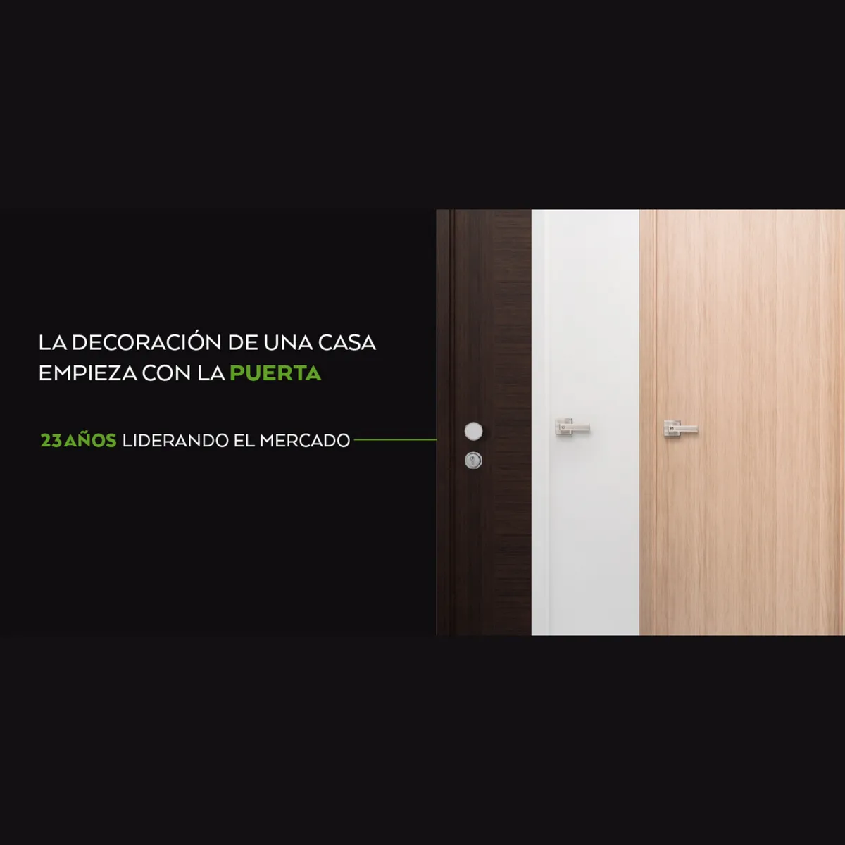 ARES - Puerta Interior HDF Sevilla Beige Oscuro Relleno Sauerland Tubular