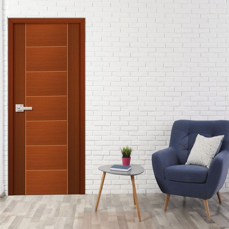 ARES - Puerta Interior Market 65x207cm Cedro