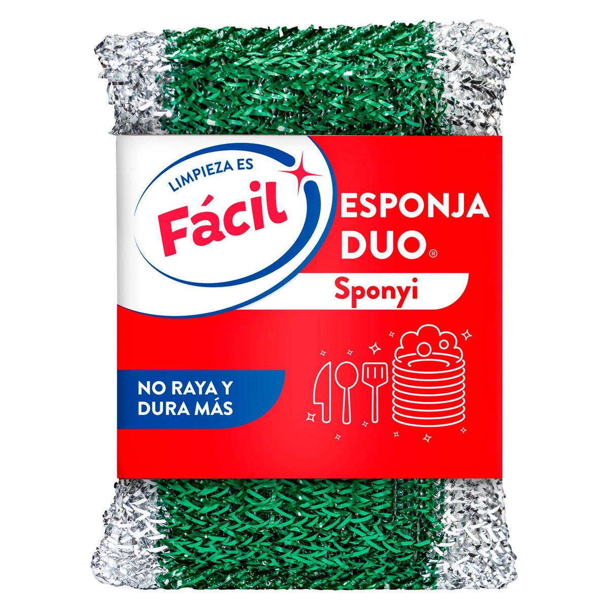 GENERICO - Esponja Facil Multicolor