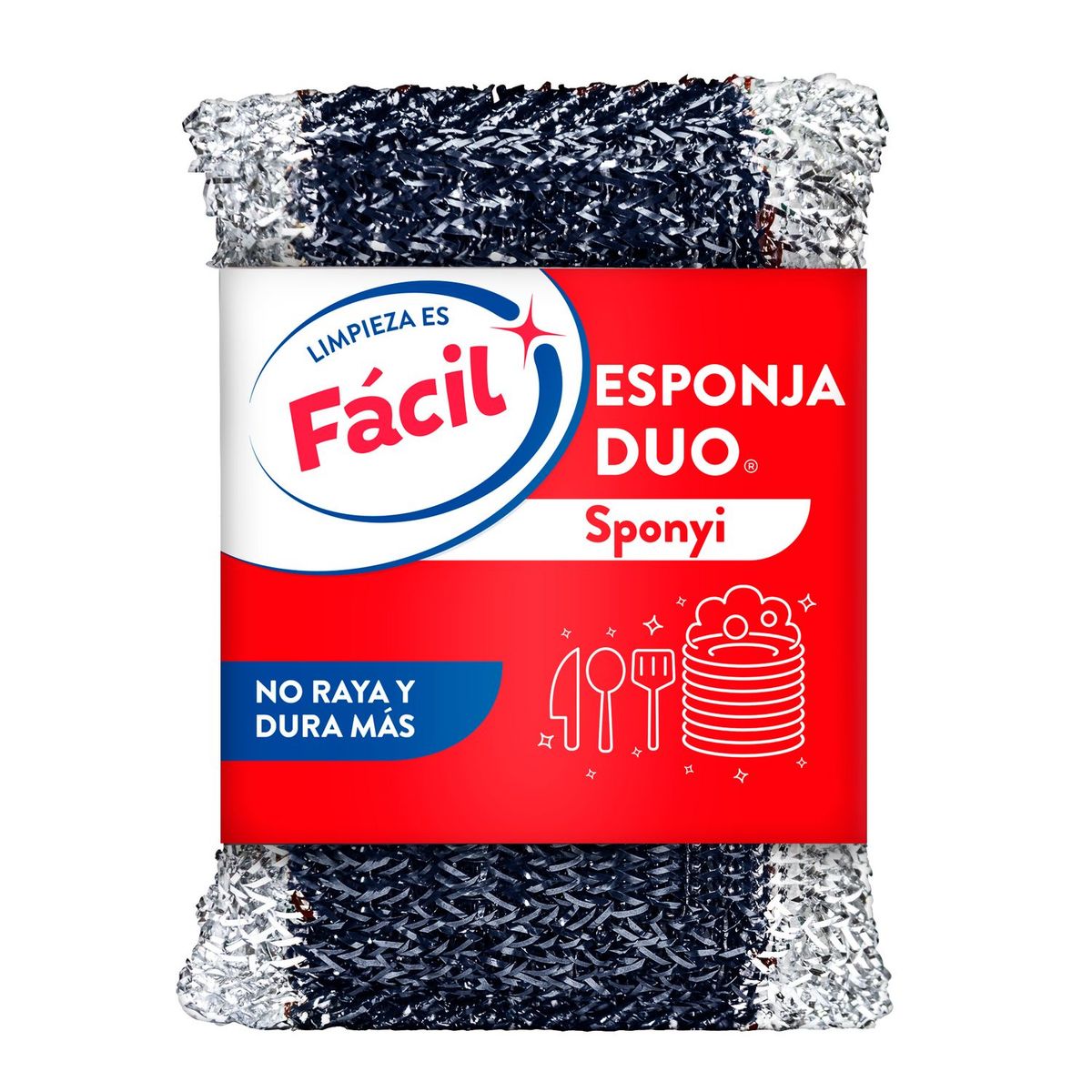 GENERICO - Esponja Facil Multicolor