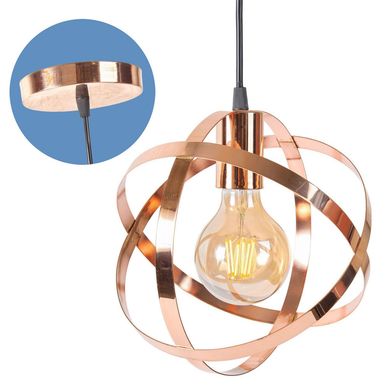 L�mpara Colgante �tomo 22X22Cm Cobre