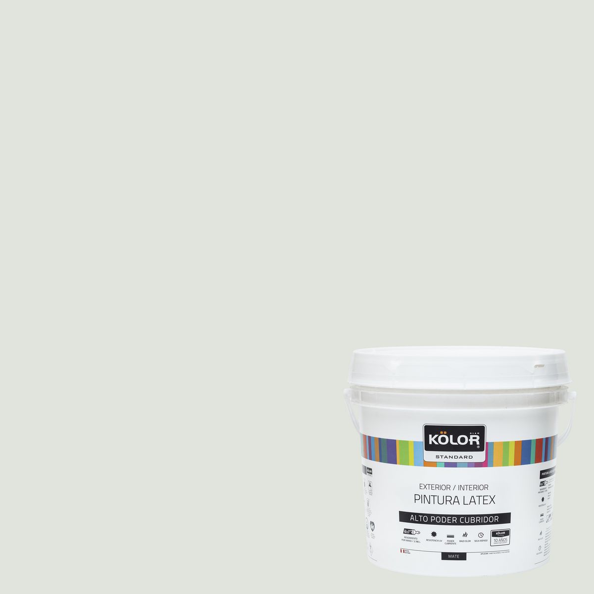 KOLOR - Pintura Kolor Latex Standar Gris Claro 1GL