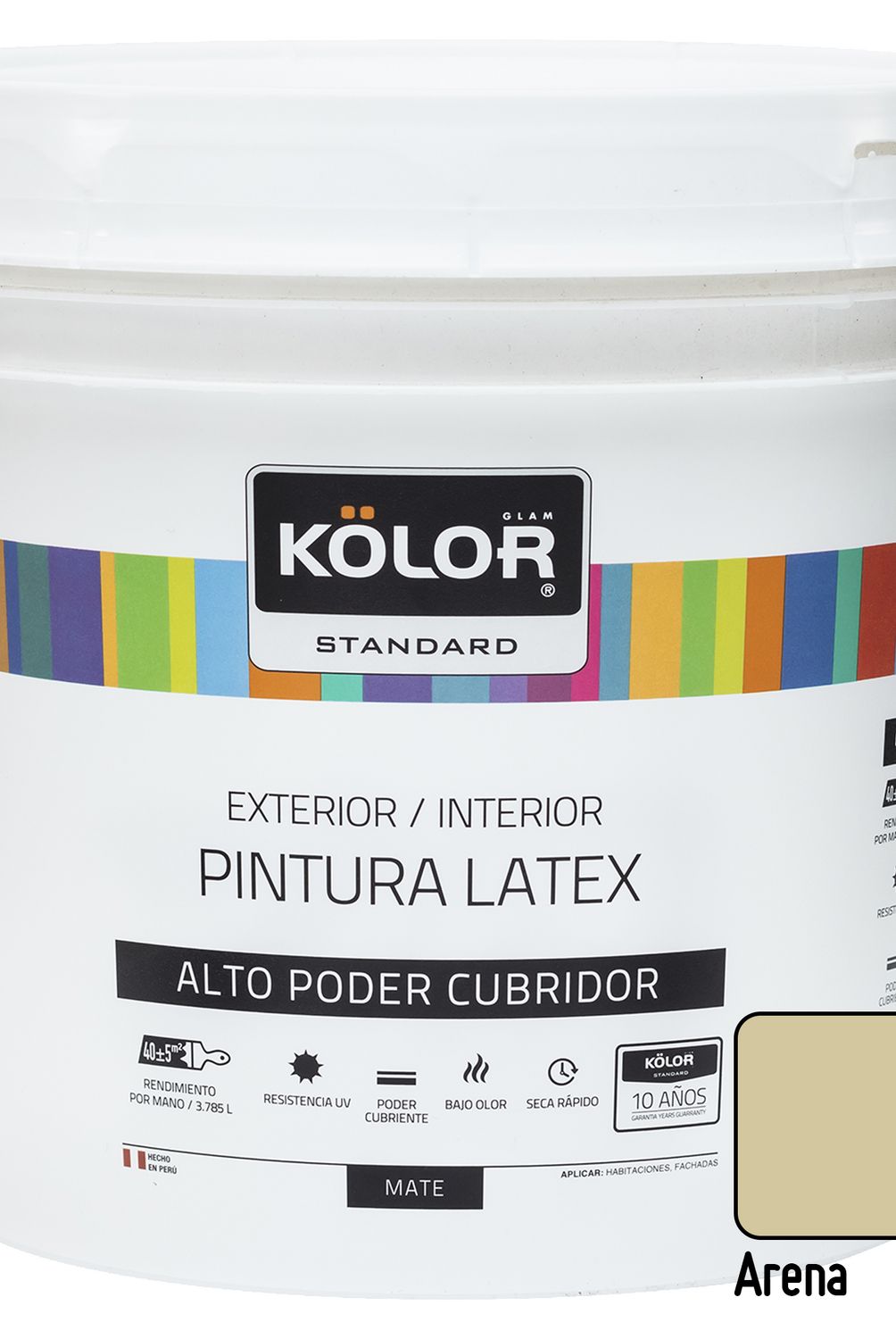 KOLOR - Pintura Kolor Latex Standar Arena 1GL