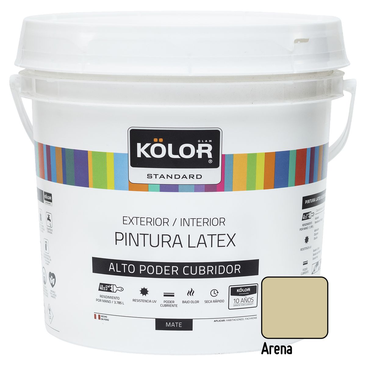 KOLOR - Pintura Kolor Latex Standar Arena 1GL