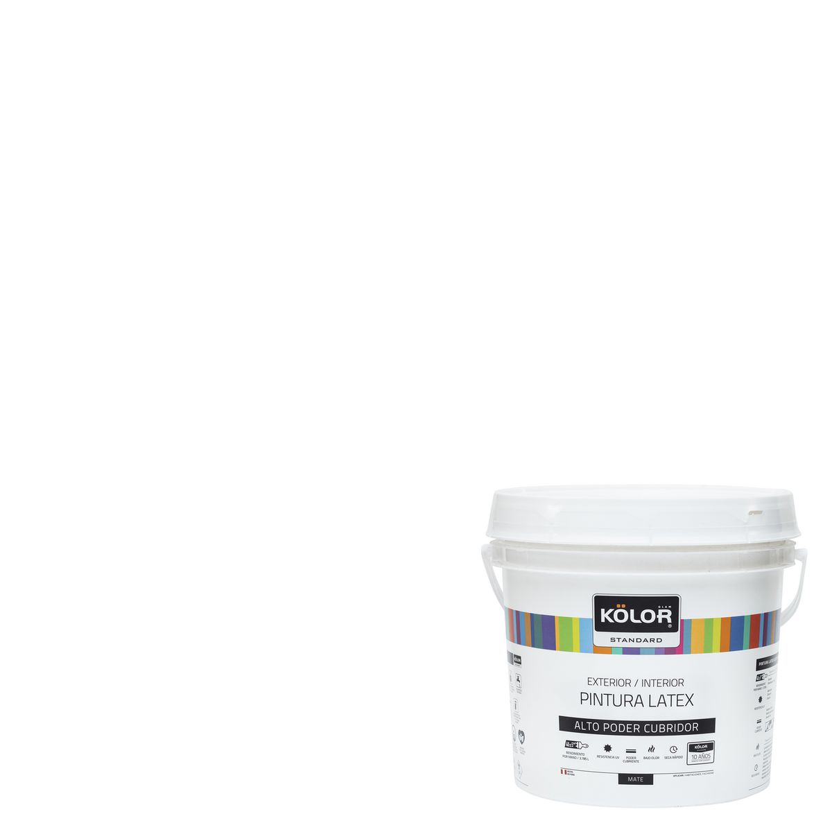 KOLOR - Pintura Kolor Latex Standar Blanco 1GL
