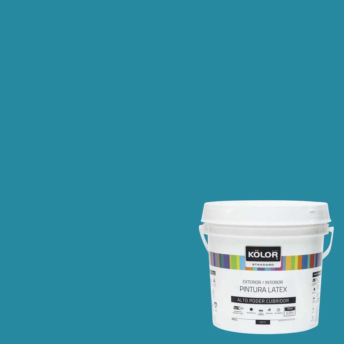 KOLOR - Pintura Kolor Latex Standar Celesteaqua 1GL