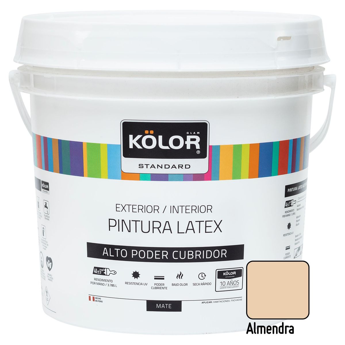 KOLOR - Pintura Kolor Latex Standar Almendra 1GL