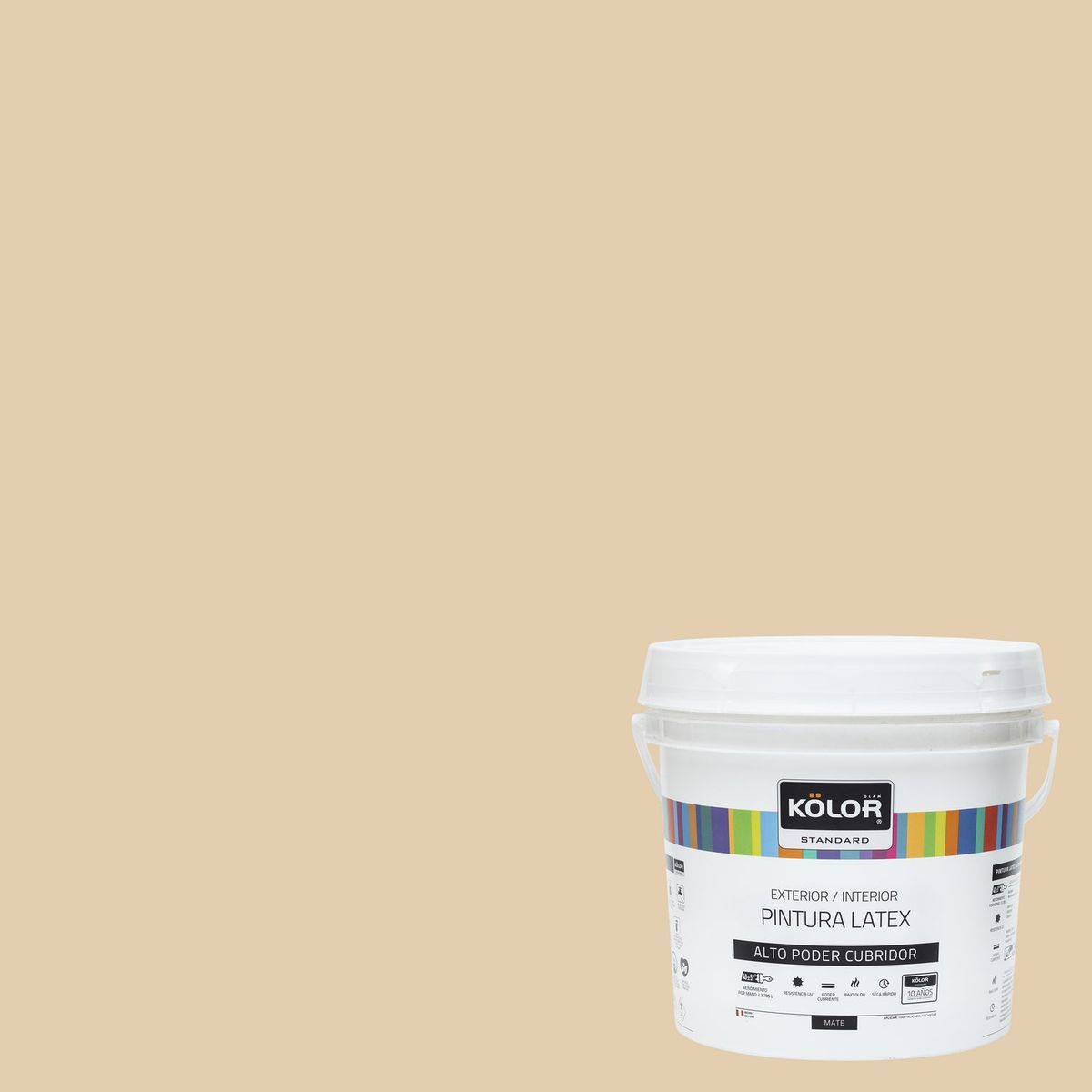 KOLOR - Pintura Kolor Latex Standar Almendra 1GL
