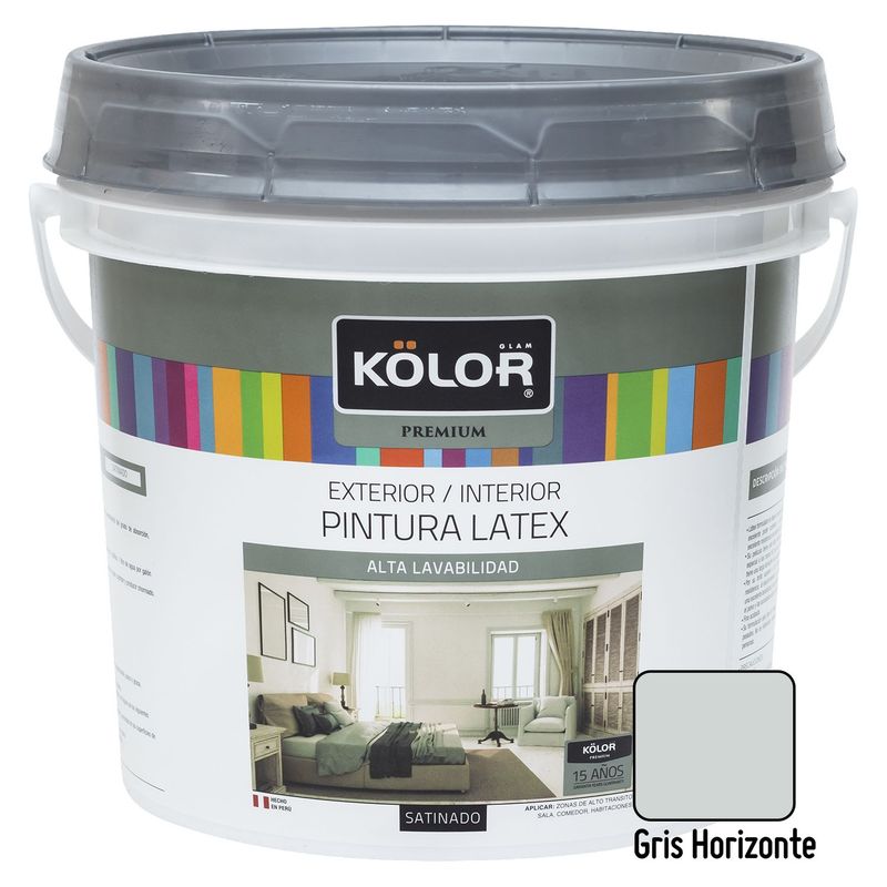 KOLOR - Pintura Kolor Satinado Gris Horizo 1GL
