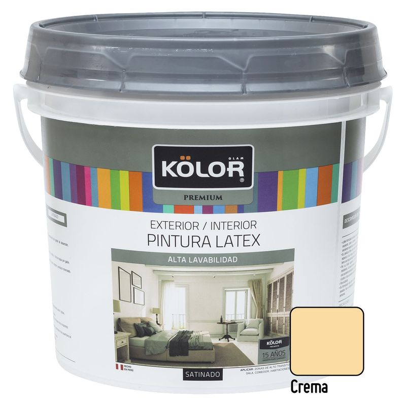 KOLOR - Pintura Kolor Satinado Crema 1GL