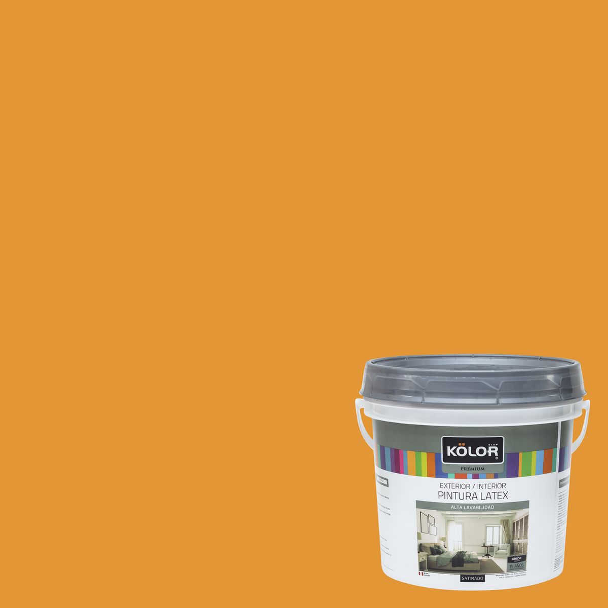 KOLOR - Pintura Kolor Premium Satinado Bengala 1GL