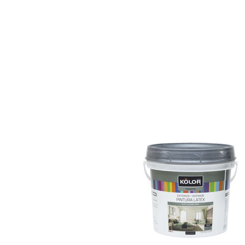 KOLOR - Pintura Kolor Satinado Blanco 1GL