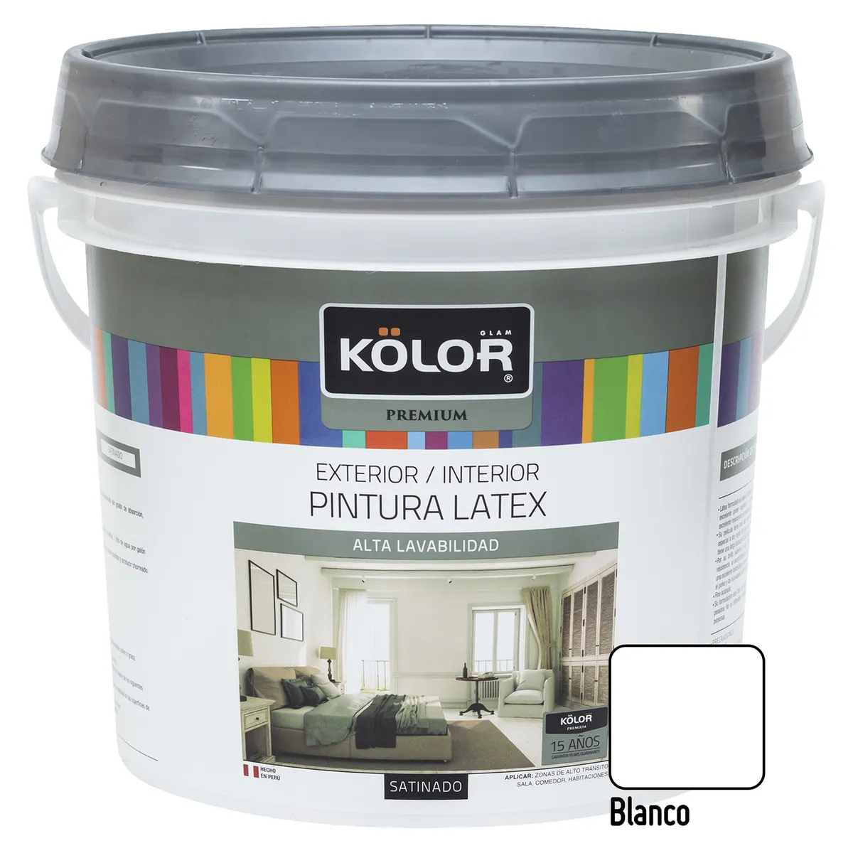 KOLOR - Pintura Kolor Premium Satinado Blanco 1GL