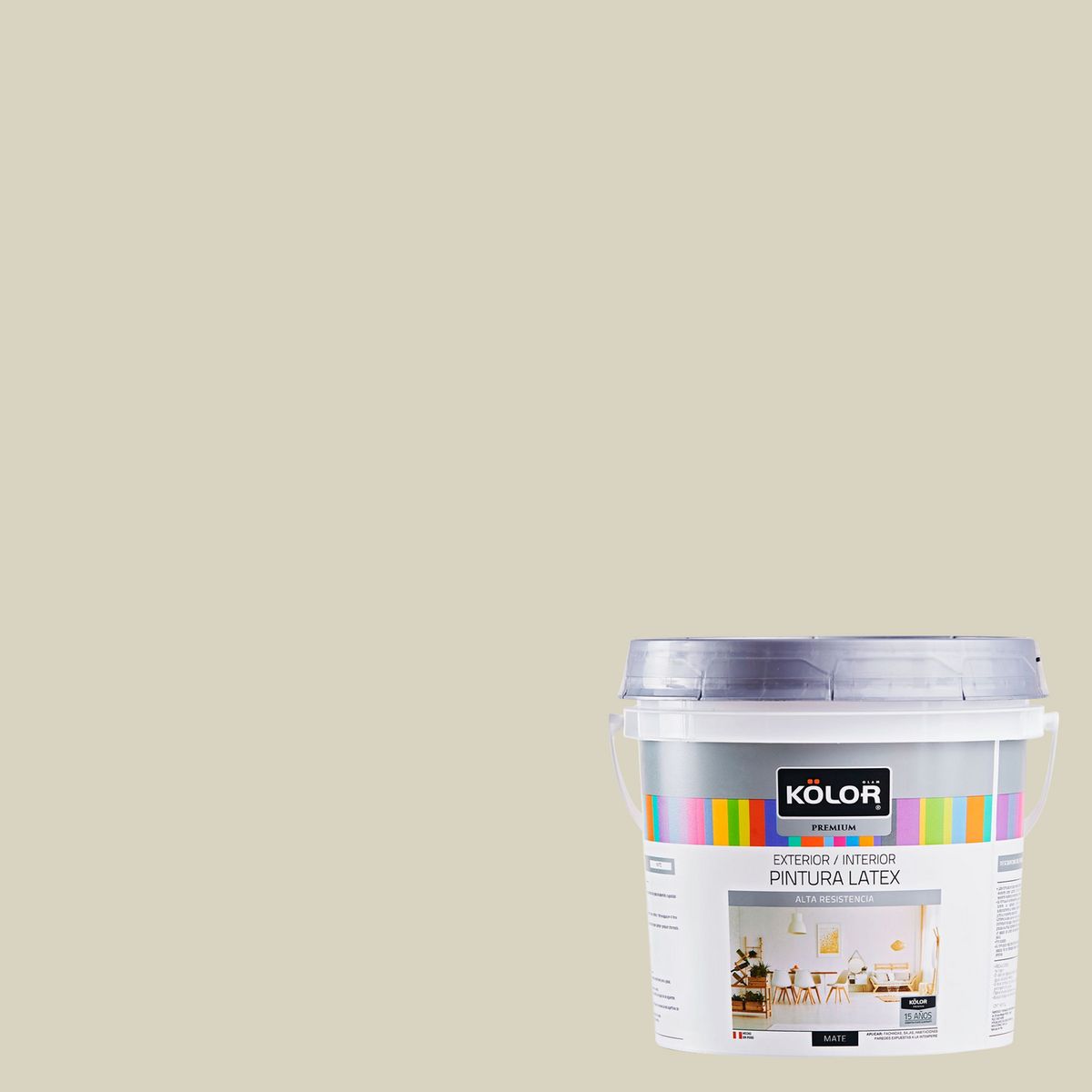 KOLOR - Pintura Kolor Premium Mate Blanco Humo 1GL