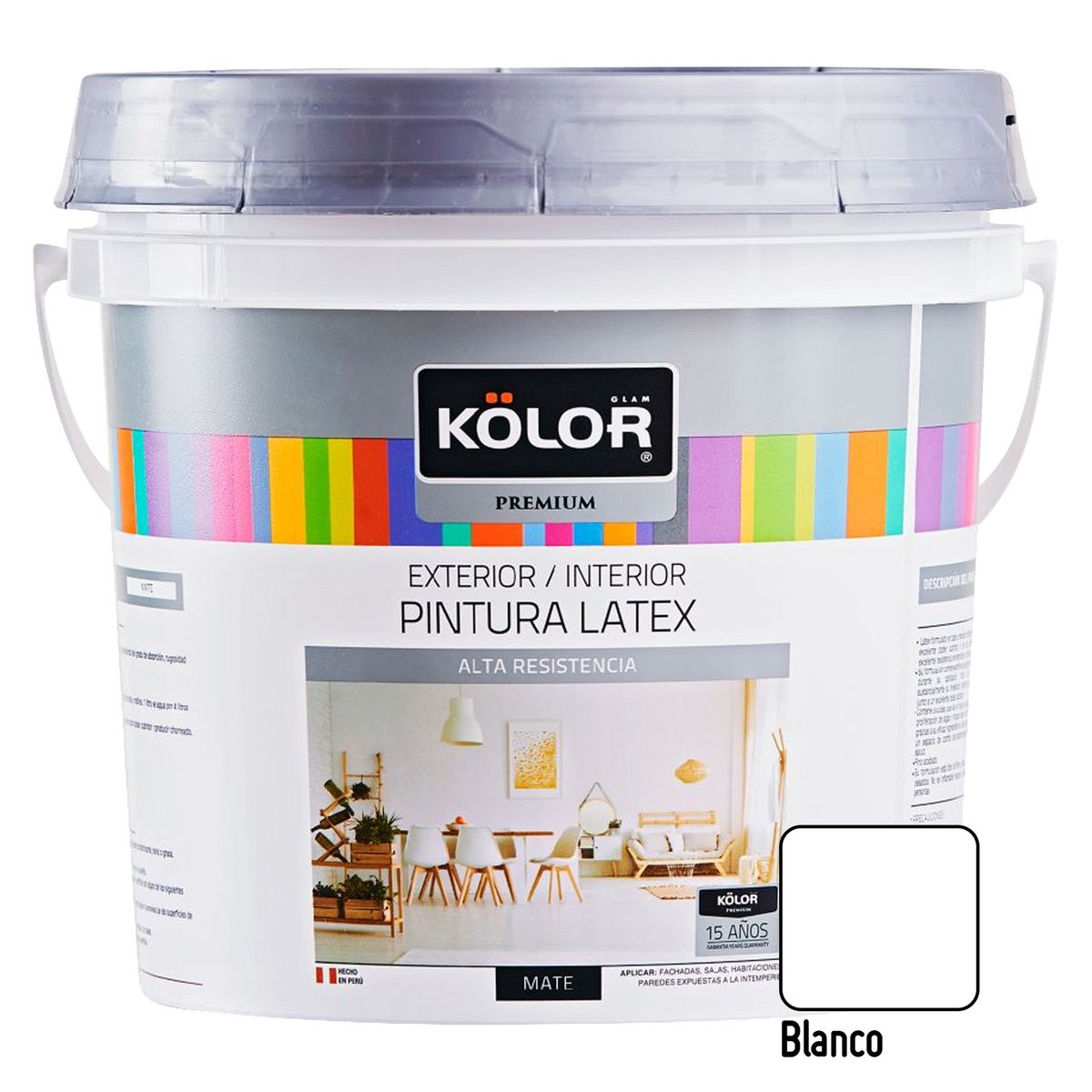 KOLOR - Pintura Kolor Premium Mate Blanco 4GL