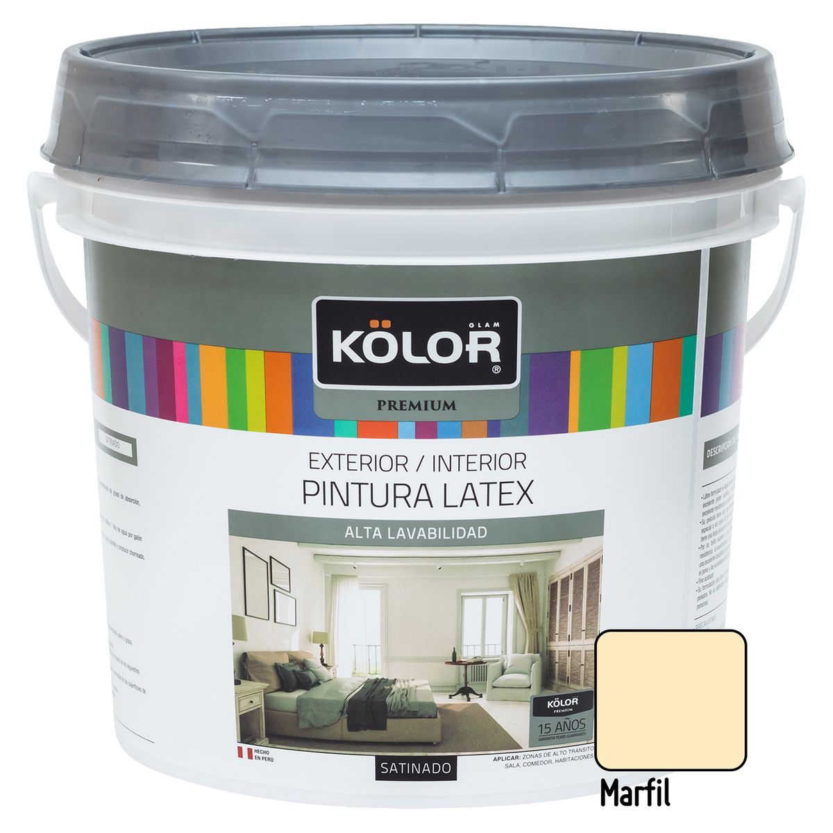KOLOR - Pintura Kolor Premium Satinado Marfil 1GL