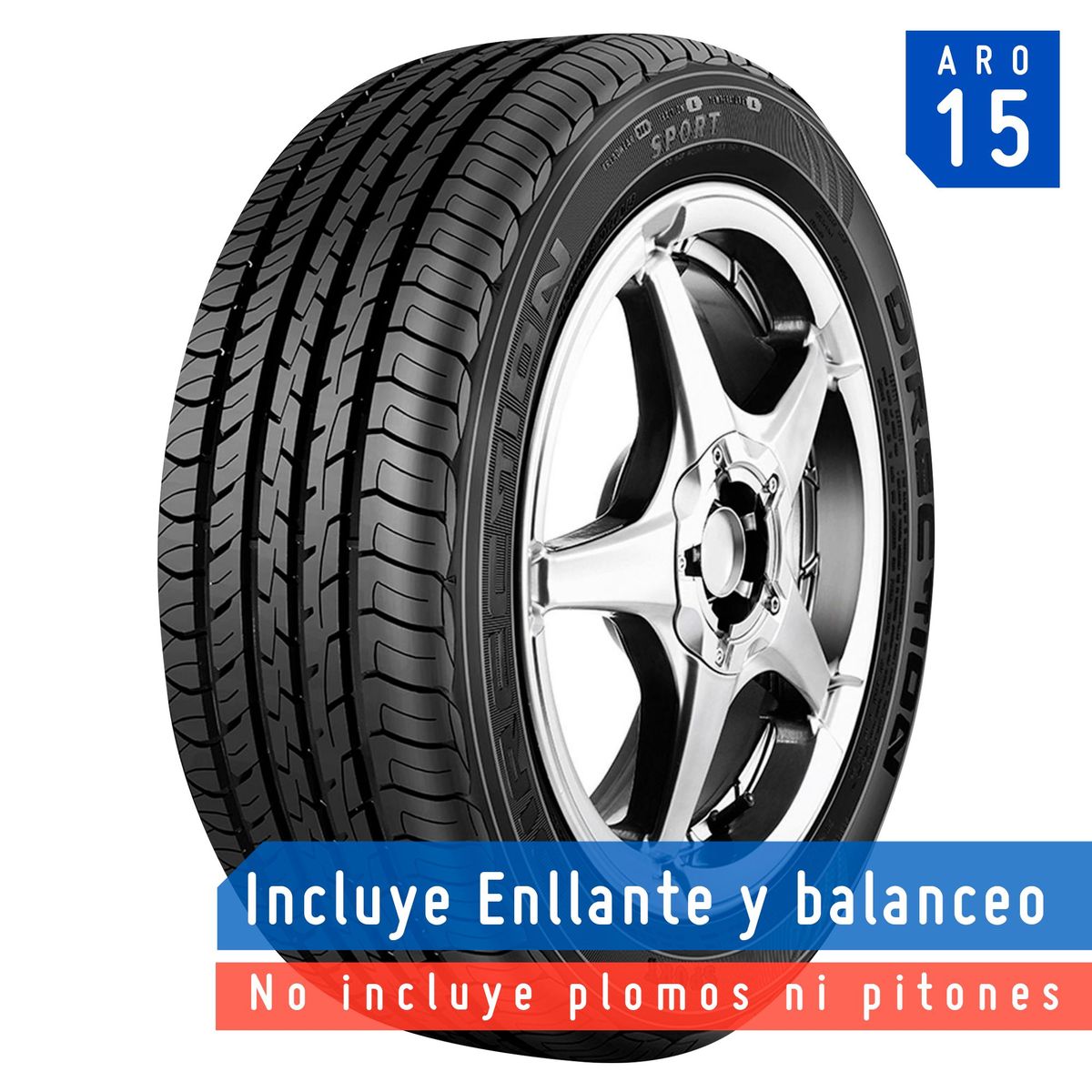 GOODYEAR - Llanta Goodyear Direction Sport 195/60 R15 88H