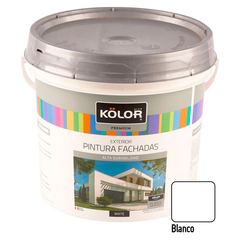KOLOR - Pintura Kolor Fachada Blanco 1GL