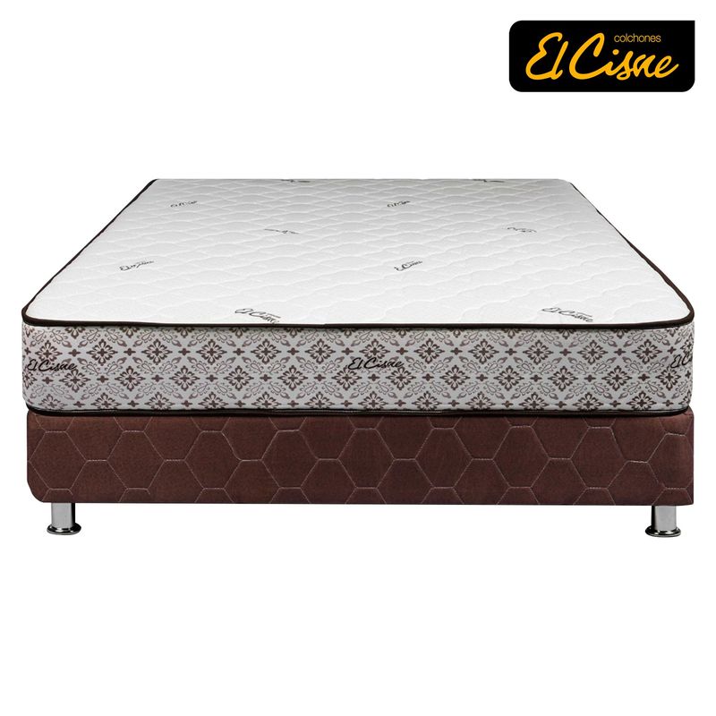 EL CISNE - Cama Americana El Cisne Easy 2 Plazas + Colchón