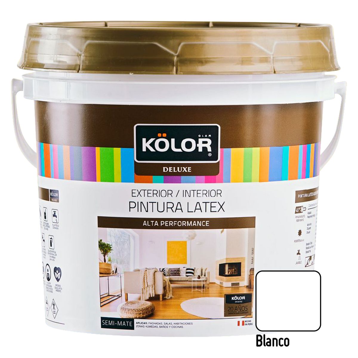 KOLOR - Pintura Kolor Deluxe Blanco 1/4GL