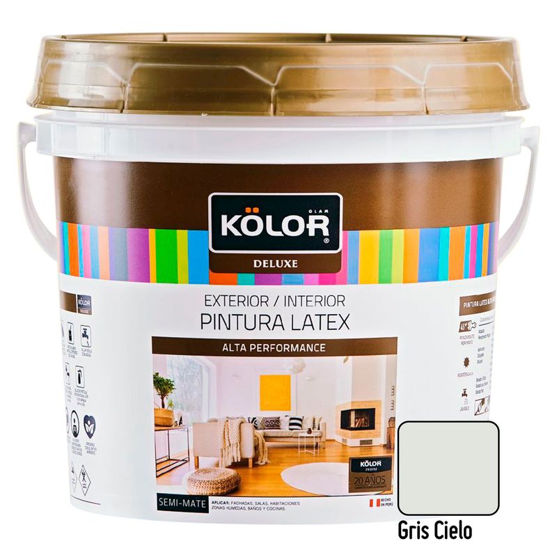 KOLOR - Pintura Kolor Deluxe Gris Cielo 1GL