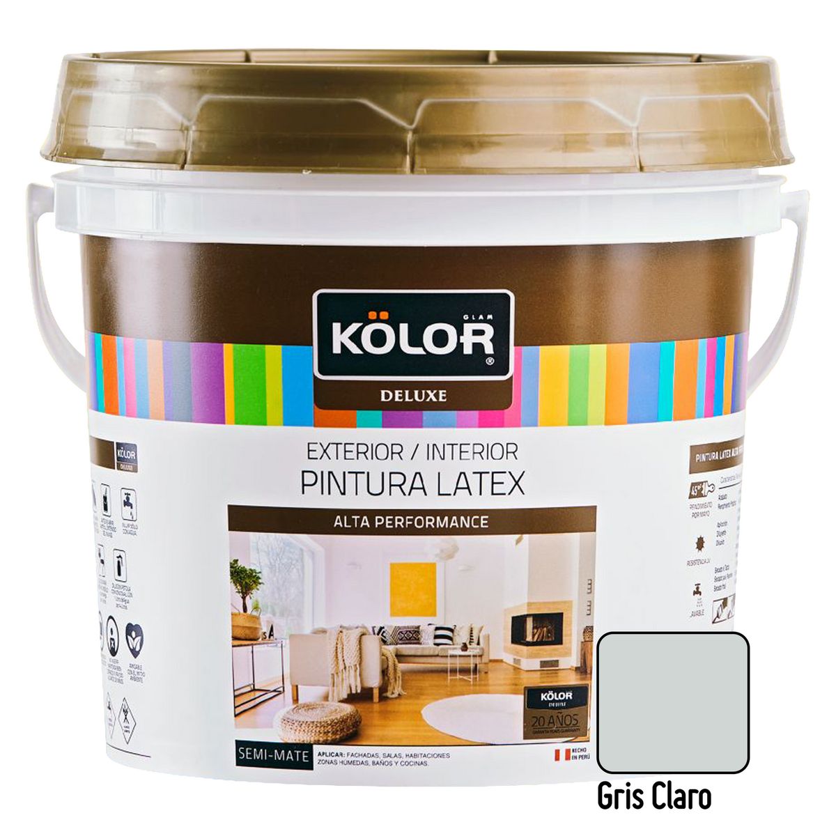 KOLOR - Pintura Kolor Deluxe Gris Clasico 1GL