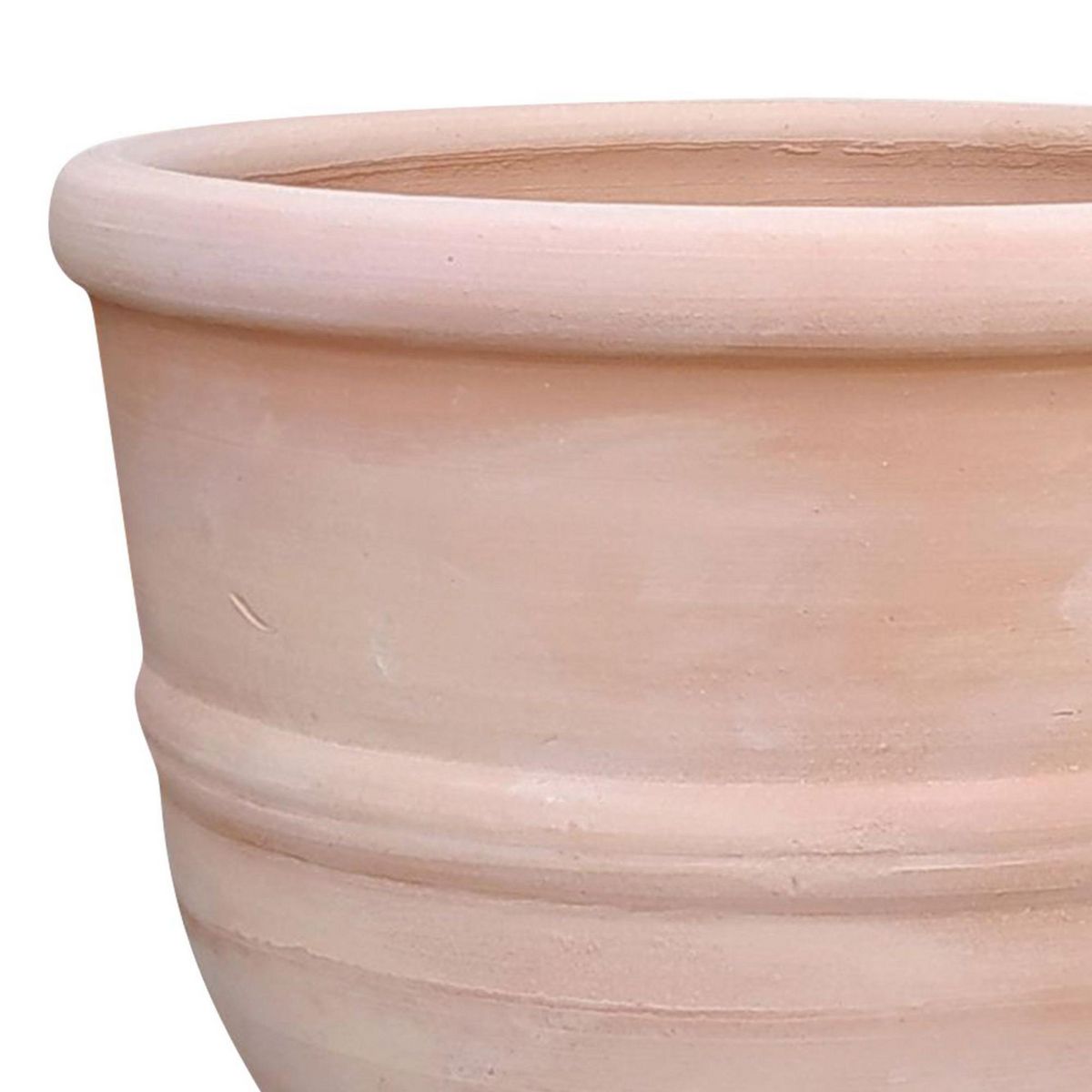 GENERICO - Maceta Delhi con Plato Natural 27x25x