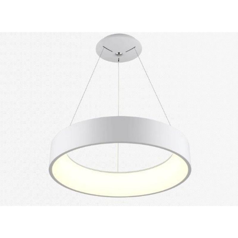 LUMINIKA - Lámpara Colgante Led Lara Blanca 38 W Luz Cálida