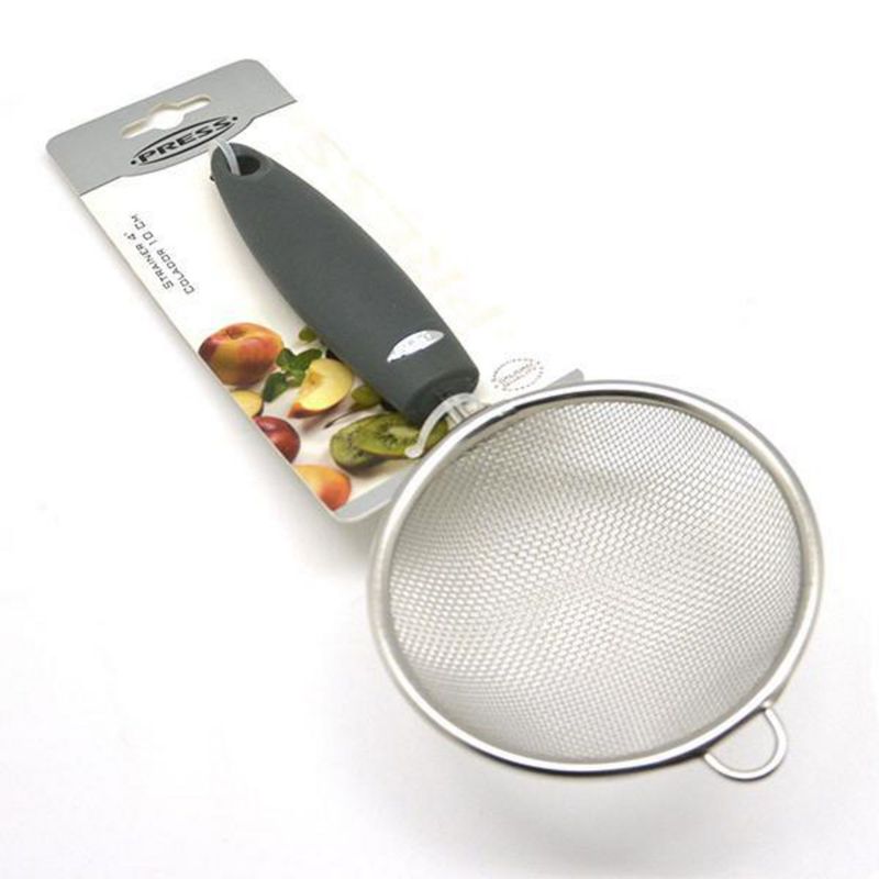 GLOBAL - Colador Malla en Metal Gris 10cm