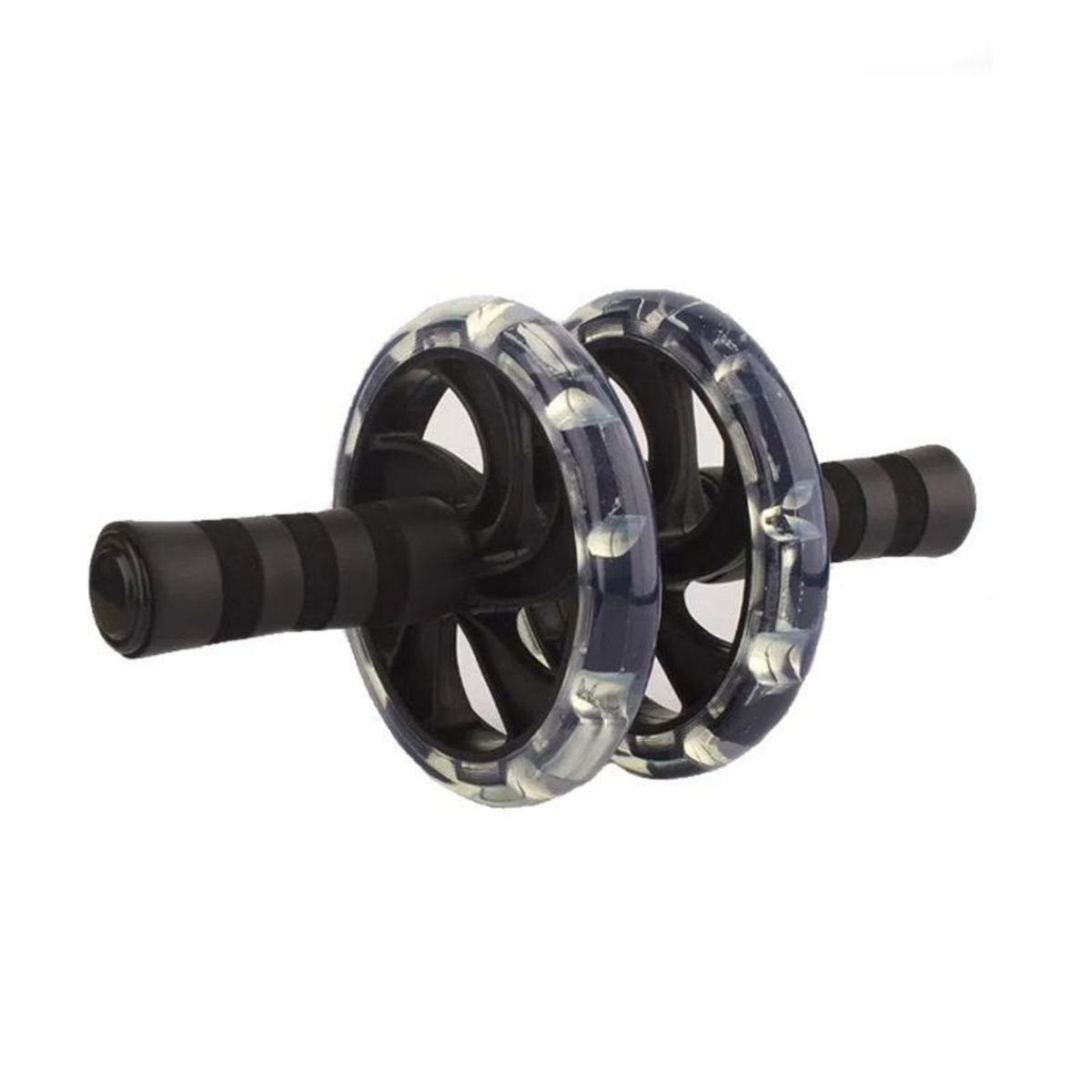 SPORTFITNESS - Rueda AB transparente - Bracked Whell + Protector de Rodillas