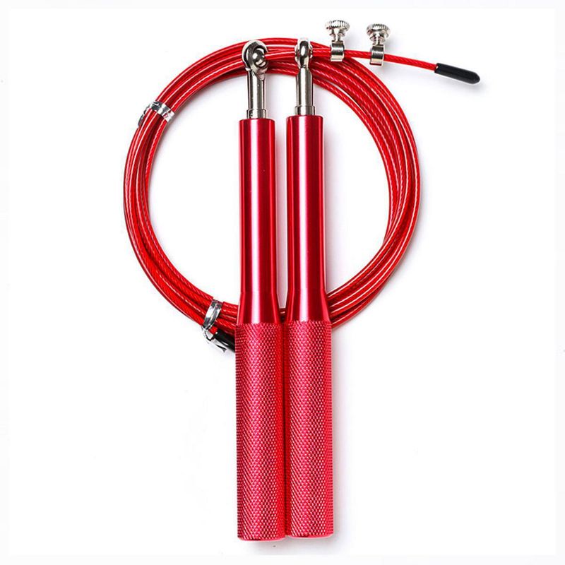 SPORTFITNESS - Soga de Saltar Roja Crossfit Fitness Aluminio