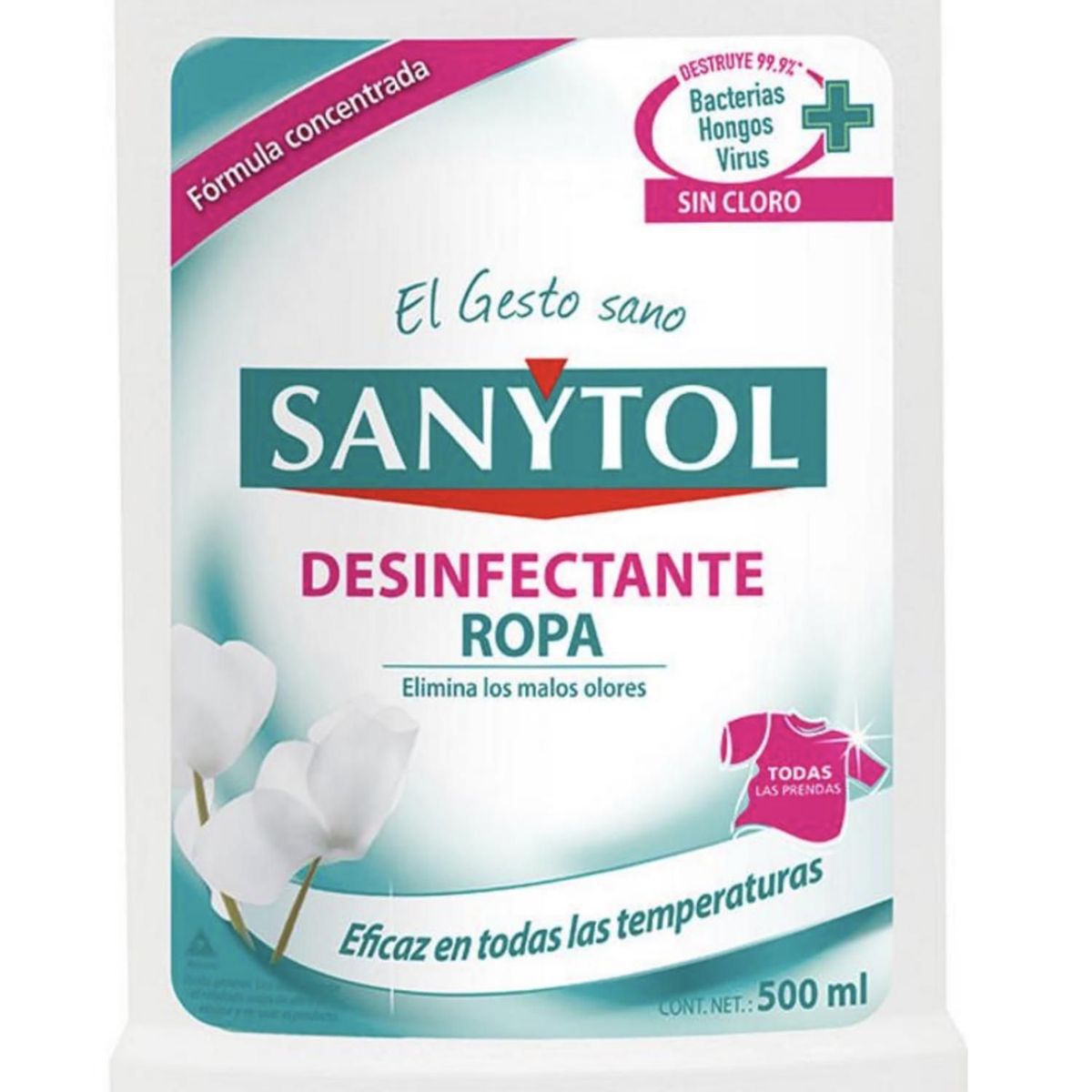 SANYTOL - Desinfectante De Ropa Sanytol 500Ml
