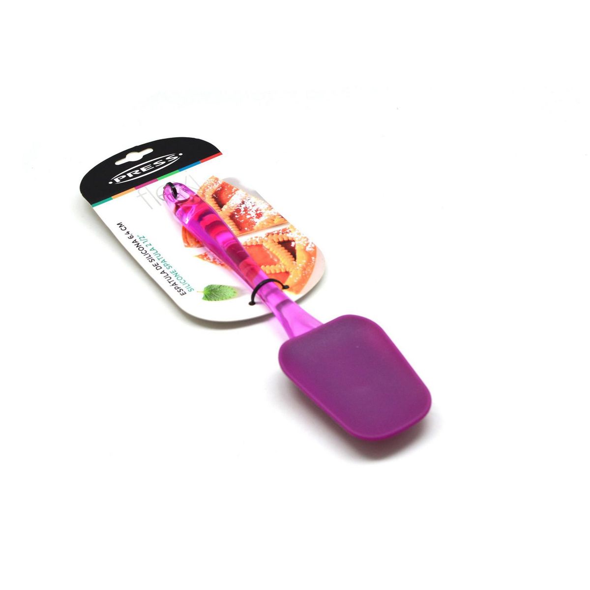 GLOBAL - Espátula de Silicona 6.4cm Morado.