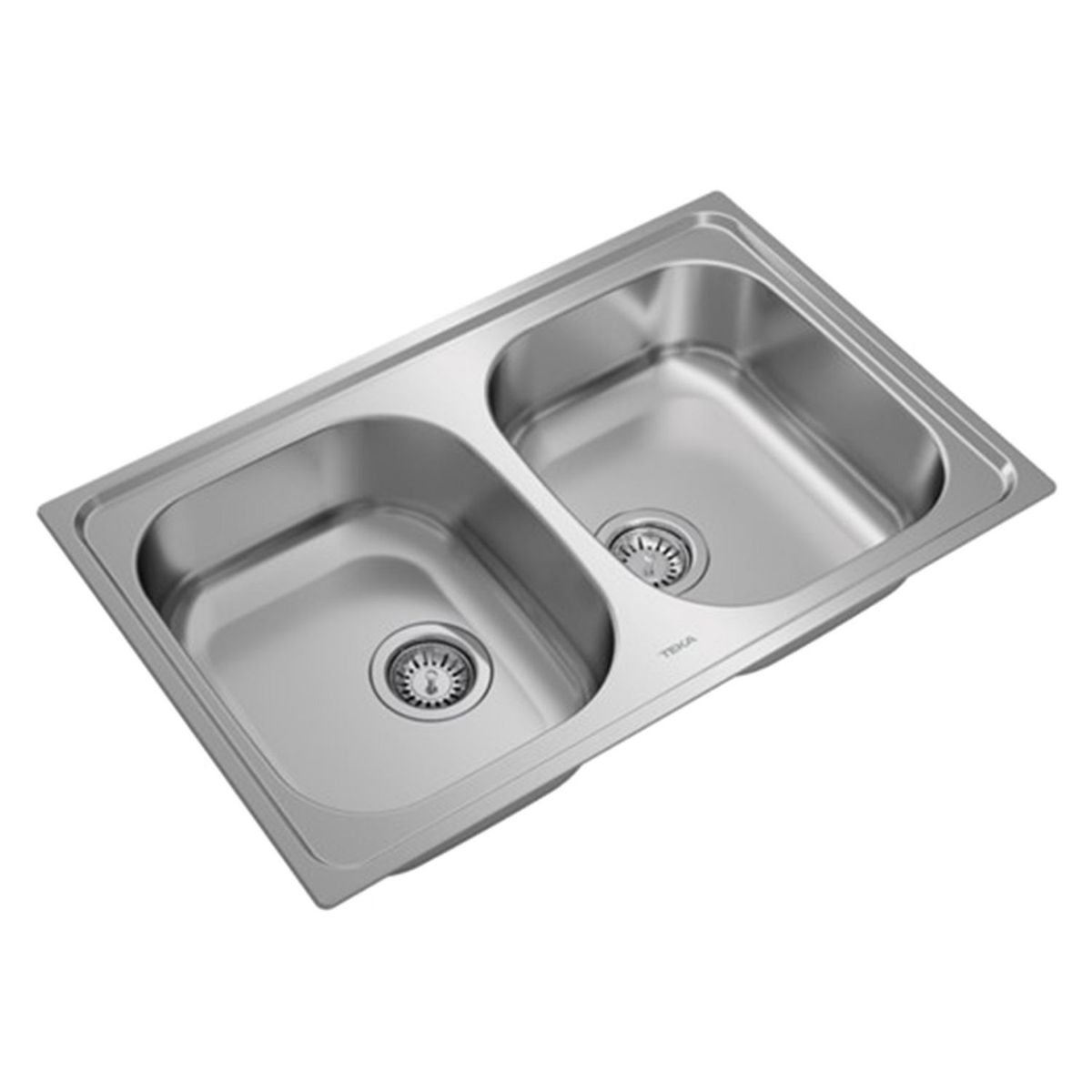TEKA - Lavadero de Cocina Acero Inoxidable 2 Pozas Universe 79x50cm