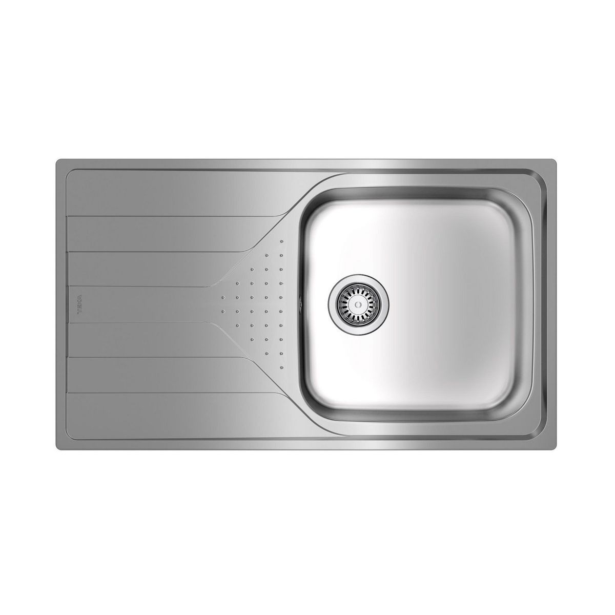 TEKA - Lavadero de Cocina Acero Inoxidable Teka 1 Poza con Escurridero Universe 86x50cm