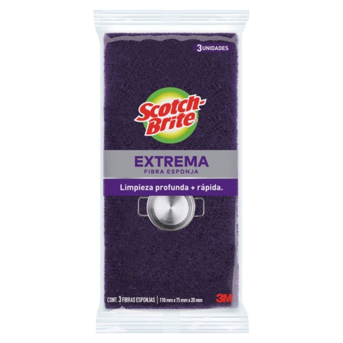 SCOTCH BRITE - Esponja Scotch Brite Pack X3