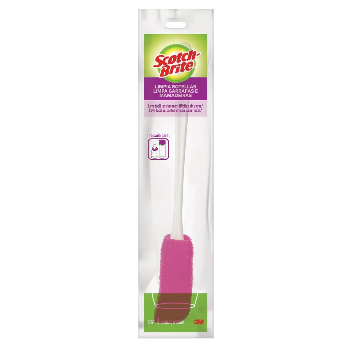 SCOTCH BRITE - Esponja Scotch Brite 1 Unidad
