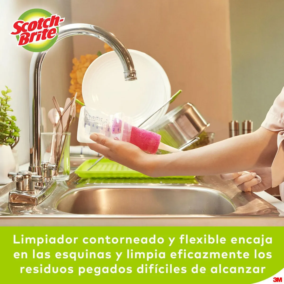 SCOTCH BRITE - Esponja Scotch Brite 1 Unidad