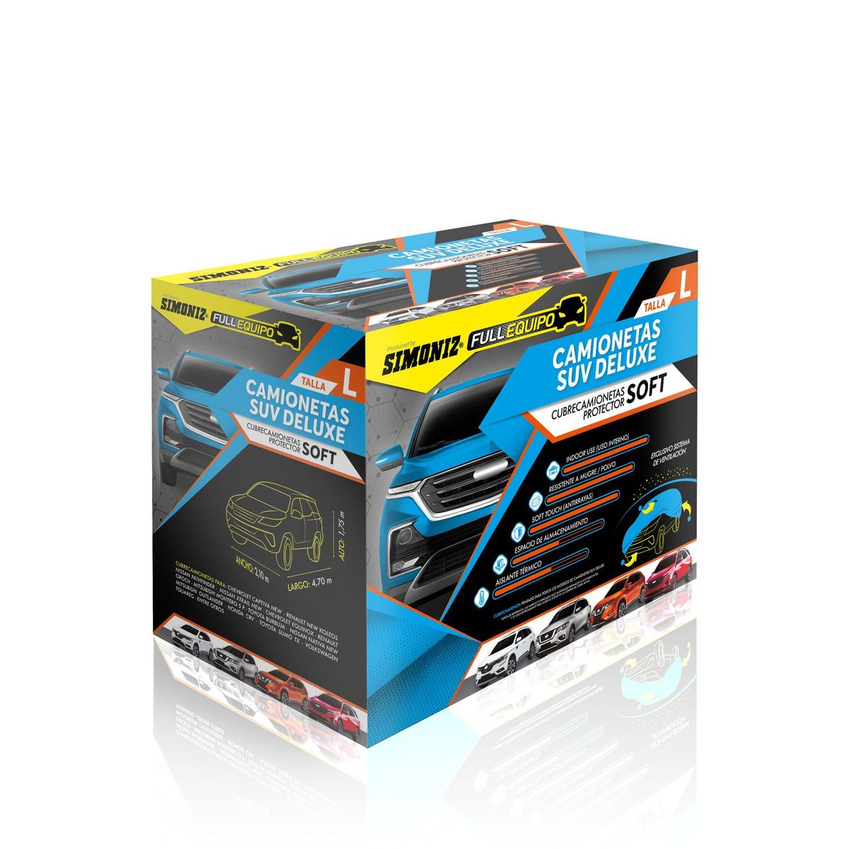 SIMONIZ - Cobertor Funda Para Camioneta VAN/SUV Simoniz Talla L