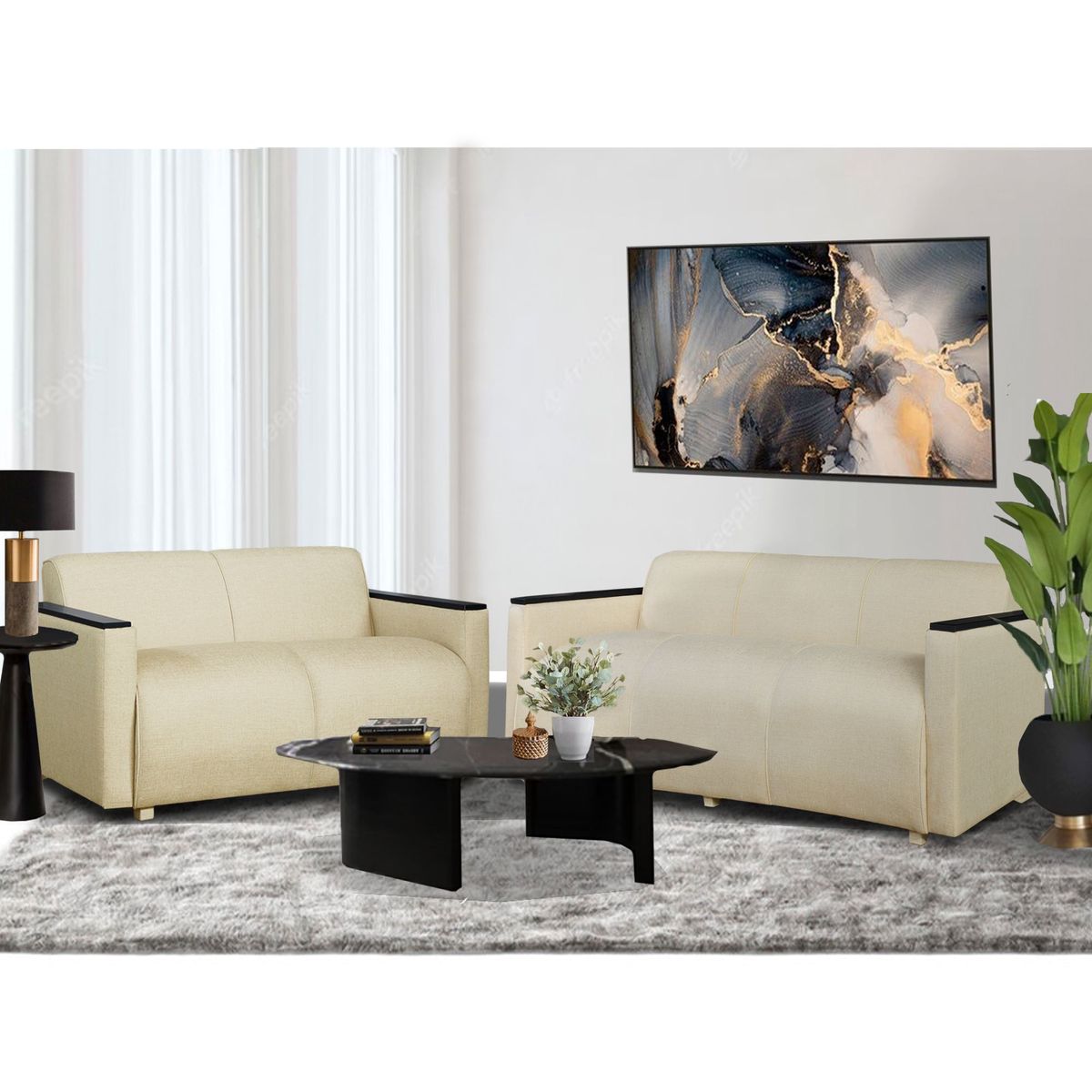 CASA BELLA - Juego de Sala 3-2 Cuerpos Nepal