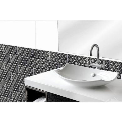 Brick Triada Grafito Pack x3 Unidades 15x7.5cm 0.405m2 para pared